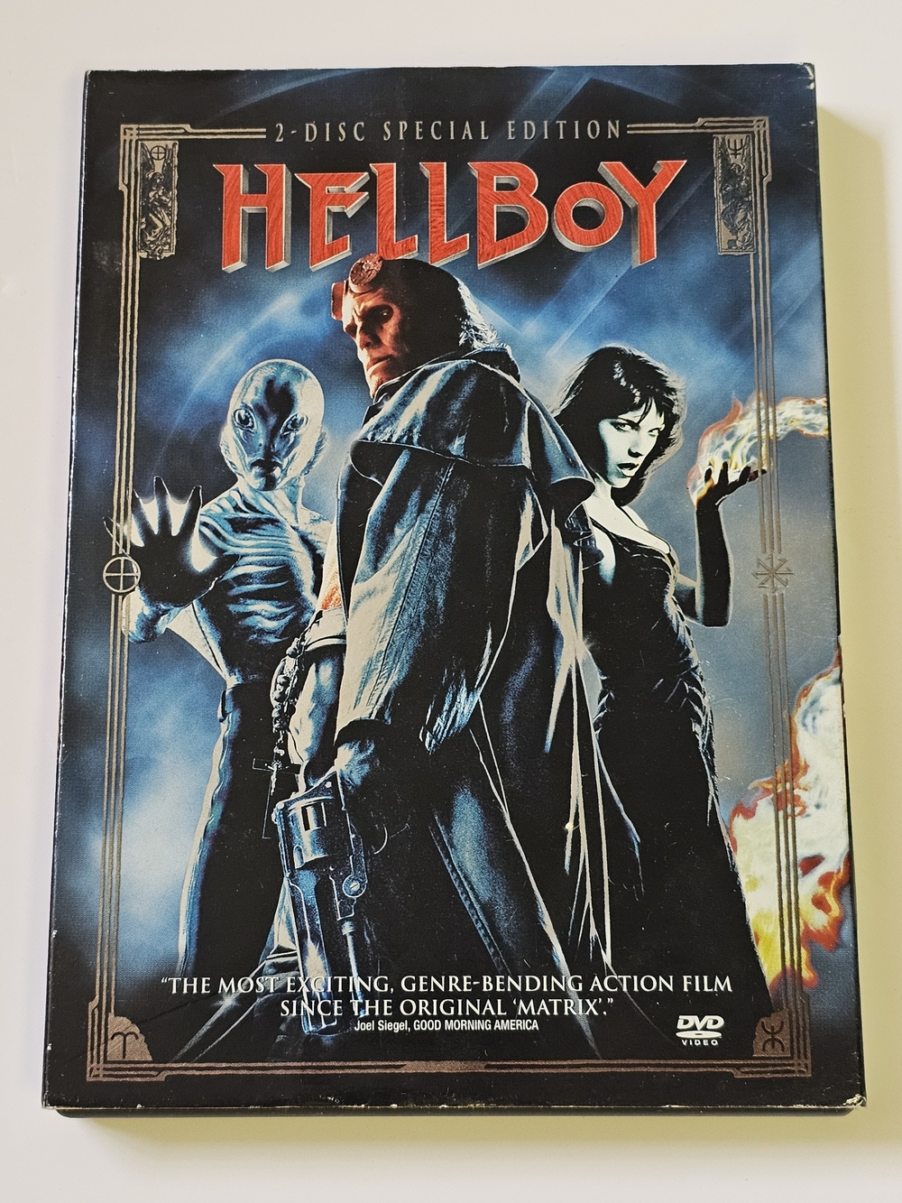 Hellboy 2-Disc Special Edition DVD 2004 Slipcover Insert Del Toro